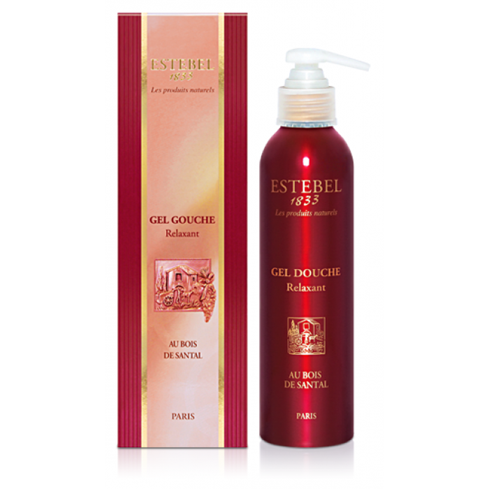 Estebel 檀香潤膚沐浴乳500ml(暗紅)